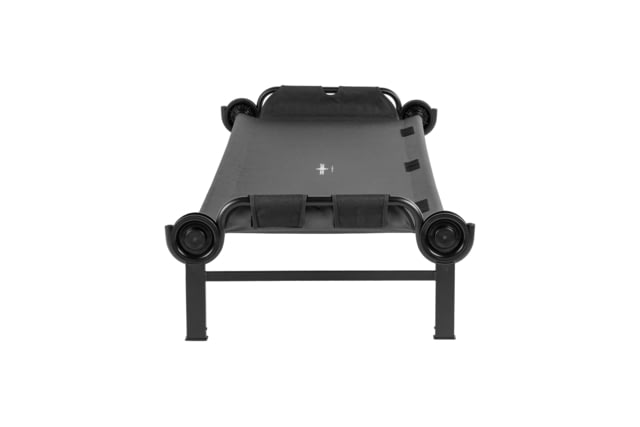 Disc-O-Bed Single Portable Cot Large Black