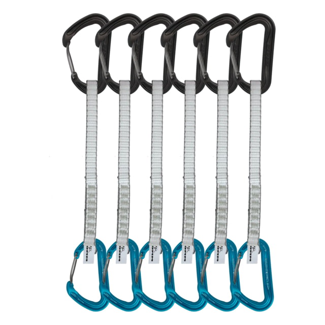 DMM Aether Quickdraw 6 Pack 18cm Turquoise/Matt Grey