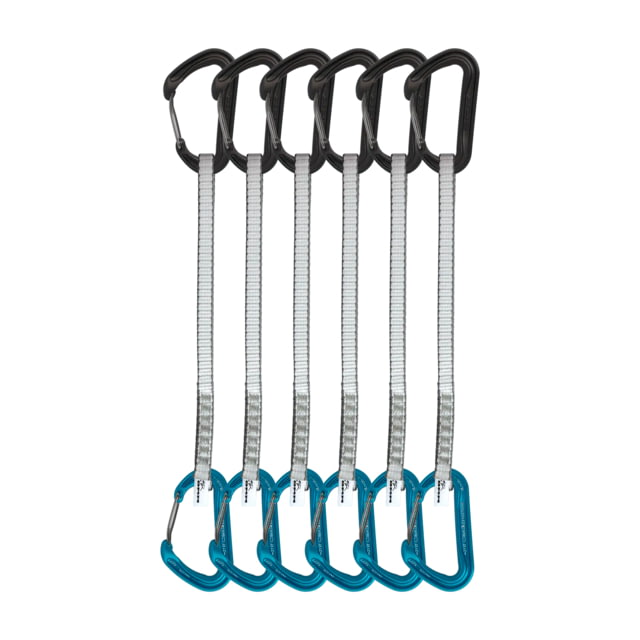 DMM Aether Quickdraw6 Pack 25cm Turquoise/Matt Grey