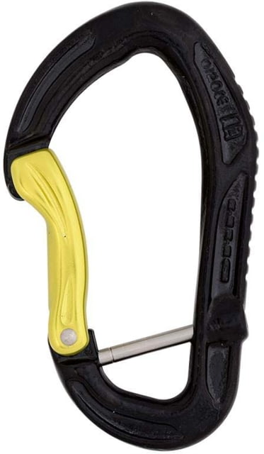 DMM Alpha Steel Carabiner Captive Bar Black/Lime