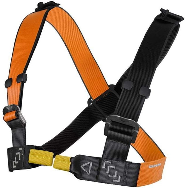 DMM Chest Harness Slidelock Anthracite/Orange One size