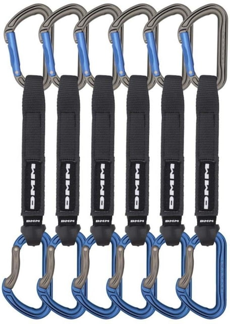 DMM Shadow Quickdraw Pack of 7 Titanium/Blue 18cm