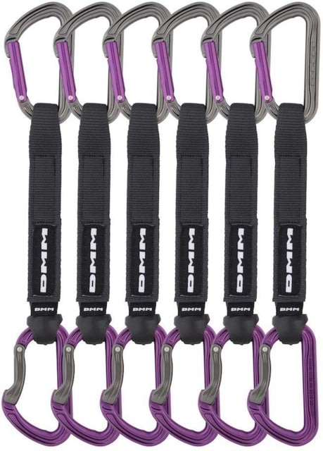 DMM Shadow Quickdraw Pack of 7 Titanium/Purple 18cm