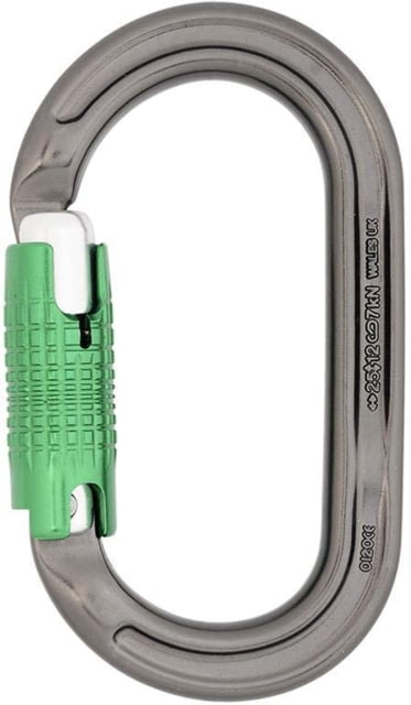 DMM Ultra O Carabiner Locksafe Titanium/Green