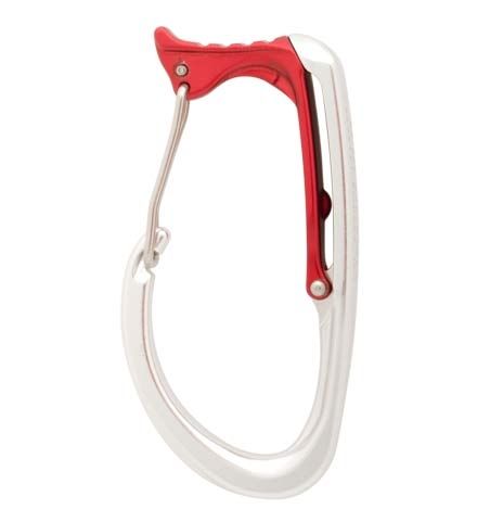 DMM Vault Wire Gate Carabiner Silver/Red