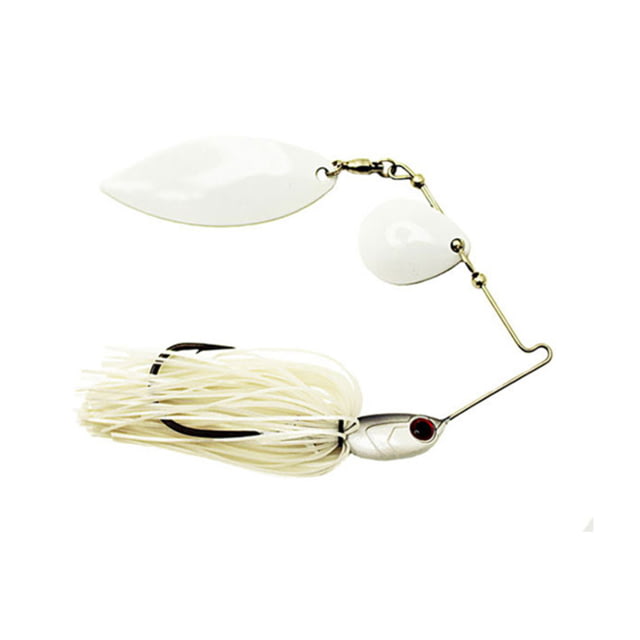 Dobyns D-Blade Advantage Series Spinnerbaits Colorado/Willow Blade 1/2oz White on White ADV 1/2 A05 COL/WIL