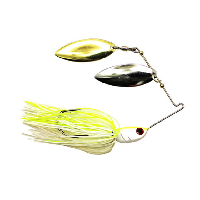 Dobyns D-Blade Advantage Series Spinnerbaits Willow/Willow Blade 3/8oz White/Chart ADV 3/8 A07 WIL/WIL
