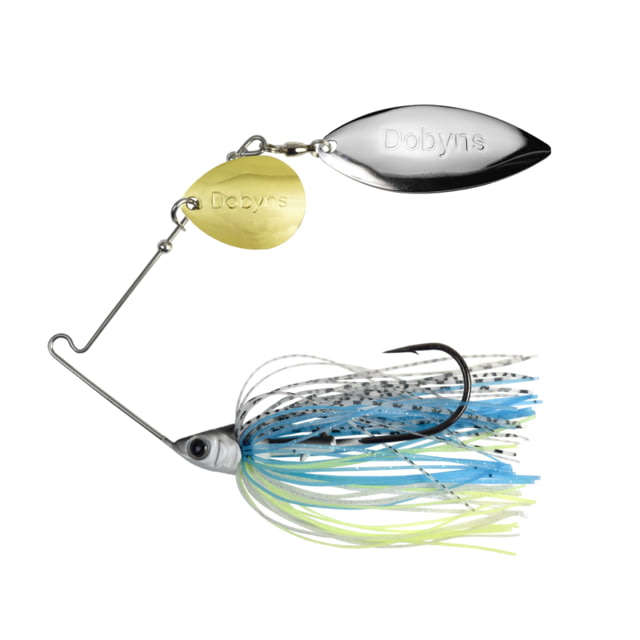 Dobyns D-Blade Beast Series Spinnerbaits Colorado/Willow Blade 1/2oz Shad Lt. Blue Chartreuse White BST 1/2 B13 COL/WIL