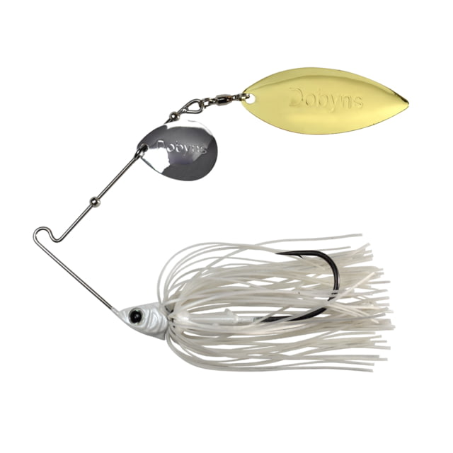 Dobyns D-Blade Beast Series Spinnerbaits Colorado/Willow Blade 1/2oz White BST 1/2 B09 COL/WIL