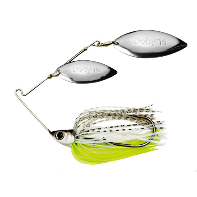 Dobyns D-Blade Beast Series Spinnerbaits Willow/Willow Blade 1/2oz Shad Clear Chartreuse BST 1/2 B10 WIL/WIL