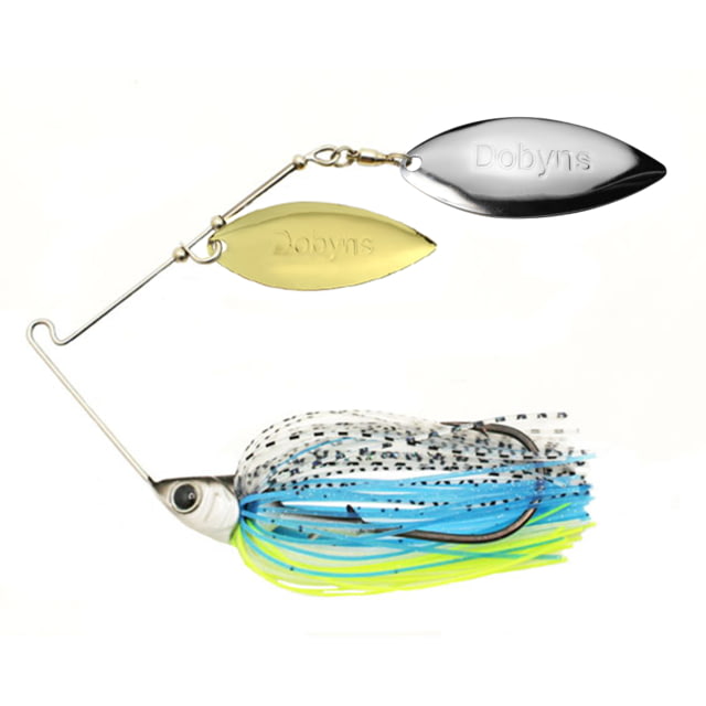 Dobyns D-Blade Beast Series Spinnerbaits Willow/Willow Blade 1/2oz Shad Lt. Blue Chartreuse White BST 1/2 B13 WIL/WIL