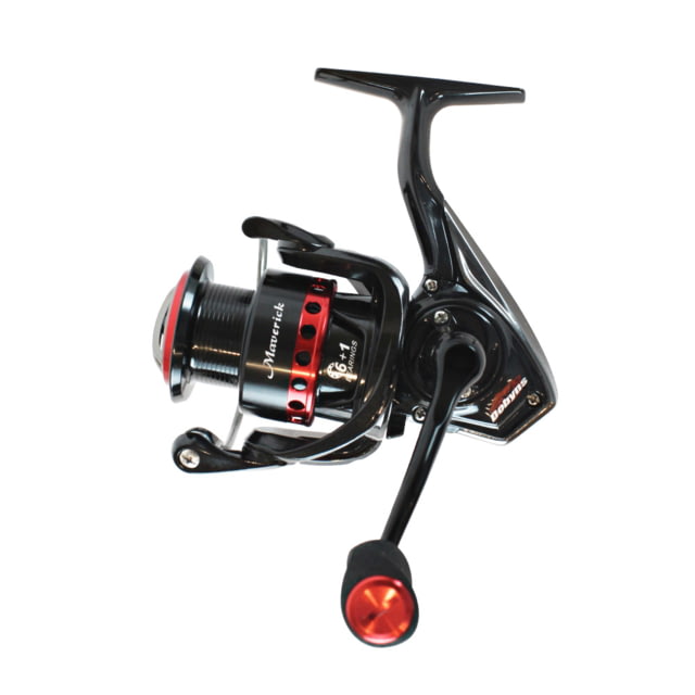 Dobyns Maverick Spinning Reel 5.2:1 6+1 Size  Ambidextrous Black/Red MV  RED SPIN