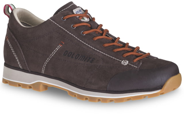 Dolomite 54 Low Shoe - Mens Dark Brown/Red 8