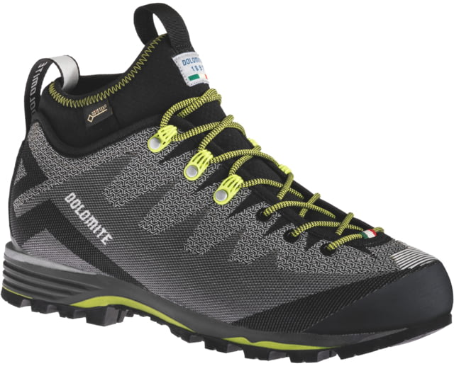 Dolomite Veloce GTX Shoes - Mens Pewter Grey/Green Shoot 10.5M/11.5W