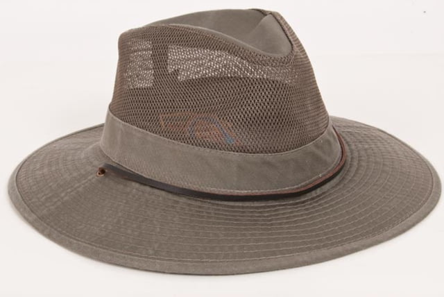 Dorfman Pacific Big Brim Safari Hat Olive Xl