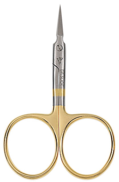 Dr. Slick Straight Arrow Scissors 3.5in Gold Loops