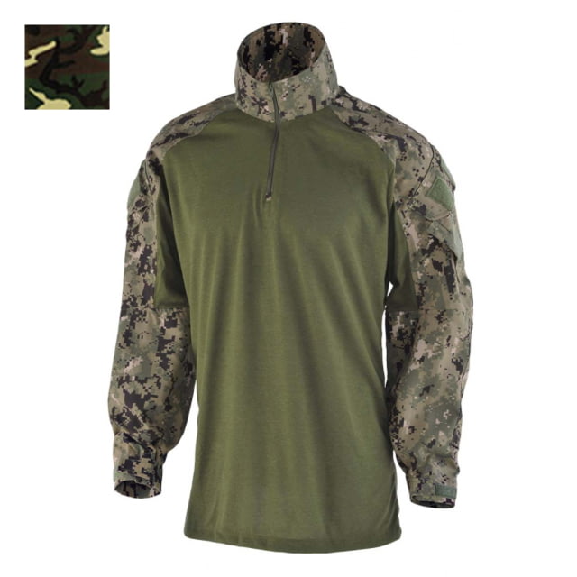 DRIFIRE / Crye Precision FR Combat Shirt - Men's Short NATO Woodland 2XL