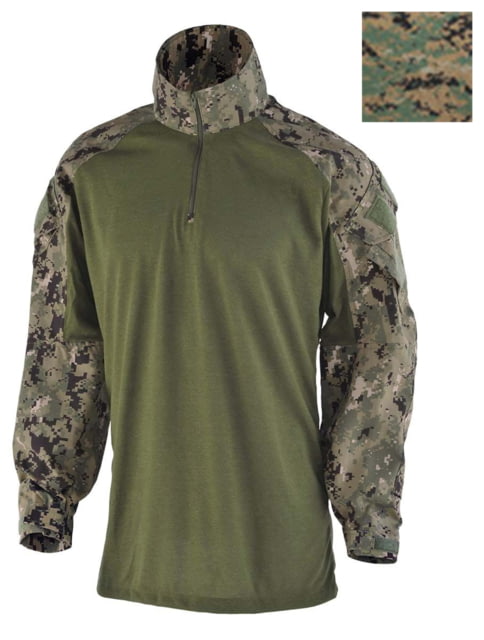 DRIFIRE / Crye Precision FR Combat Shirt - Men's Short Woodland Marpat Small