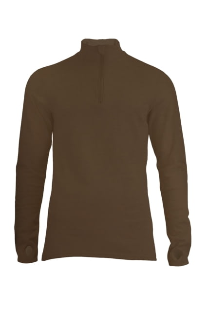 DRIFIRE FR Mid-Weight 1/4 Zip Sweatshirt - Men's Coyote Brown Medium