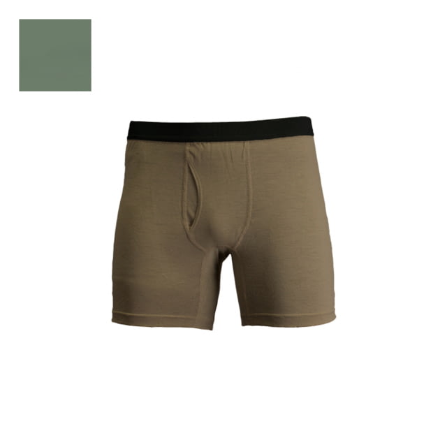 DRIFIRE FR Ultra-Lightweight Boxer Brief - Men's Marine Olive Drab Large