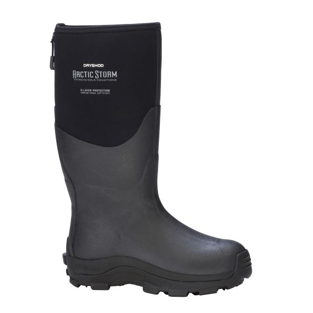 Dryshod Arctic Storm Hi Winter Boot - Men's Black/White 15