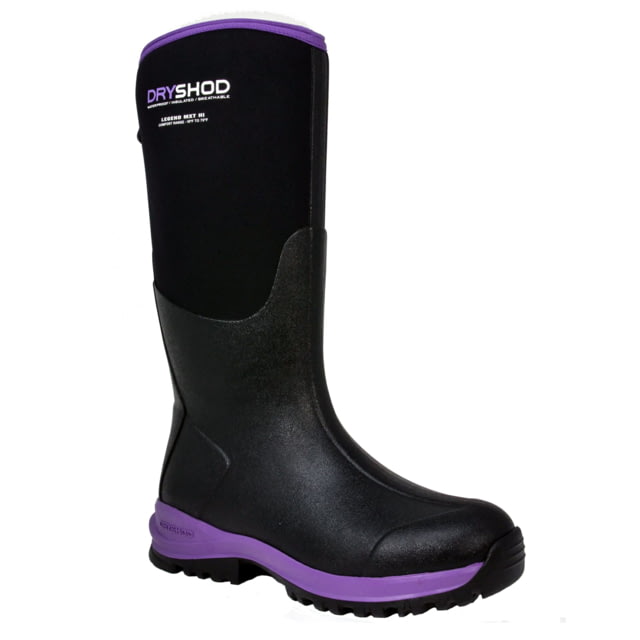 Dryshod Legend MXT Hi Adventure Boot - Women's Black/Purple 9