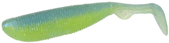 Duckett Fishing 3.0 Subtle Tail Soft Bait 3in Chartreuse Blue Back MXST3.0 CB