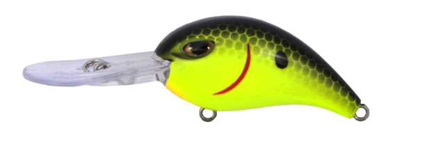 Duckett Fishing Duckett Fishing BD 6 Deep Diver Bait Chartreuse Black Back BD6DD- CBLB