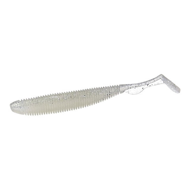 Duckett Fishing BD Subtle Tail White Shad 4.5 in MXST4.5 WS