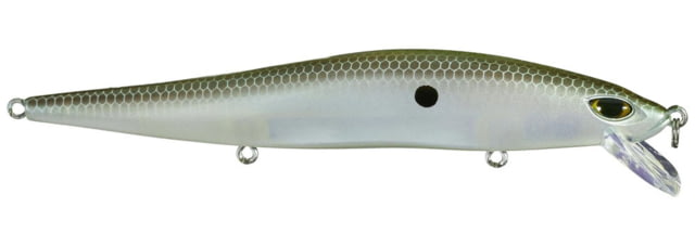 Duckett Fishing Reveal Forward Facing Sonar Jerkbait 4.5in 3/4oz Green Gizzard Shad DBRJ 3/4 GGS