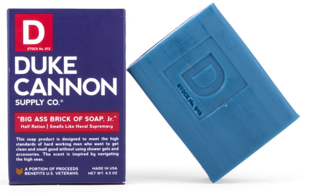 Duke Cannon Supply Co Big Ass Brick of Soap Jr Naval Supremacy Blue