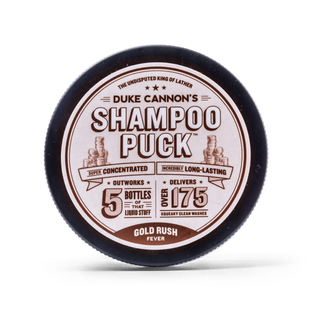 Duke Cannon Supply Co Shampoo Puck Gold Rush 4.5 oz Jar