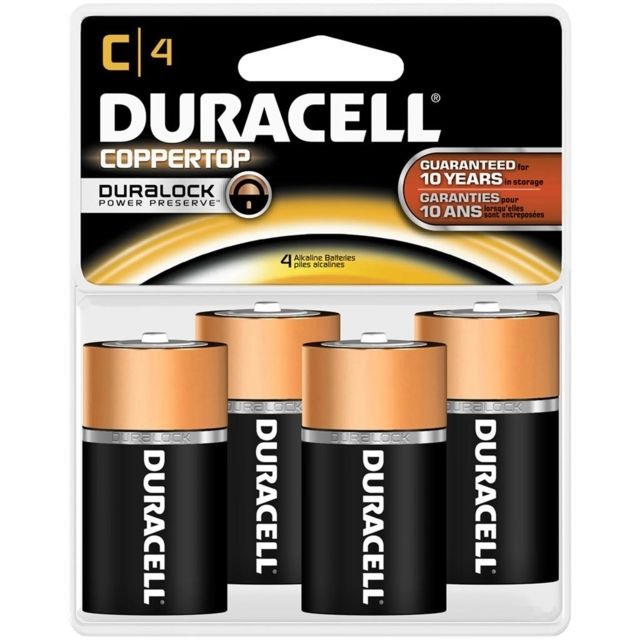 Duracell Coppertop Battery C 4 pk. MN1400R4ZX17
