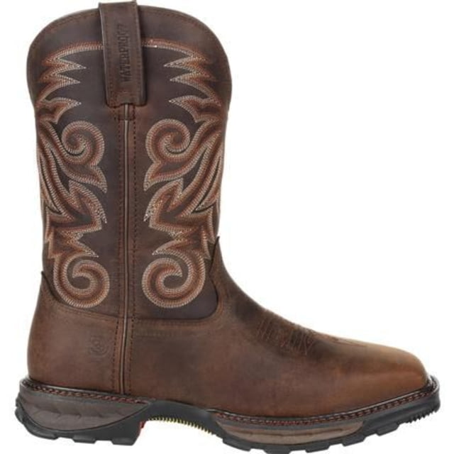 Durango Boot Maverick XP Steel Toe Western Waterproof 11 inch Work Boot - Men's Burly Brown 11.5 Wide