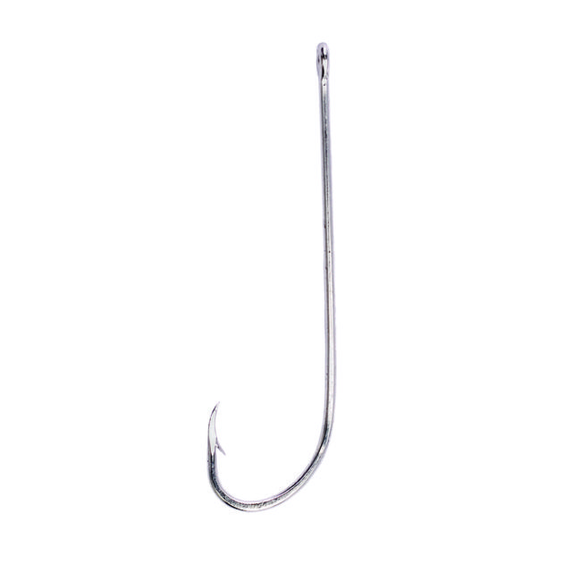 Eagle Claw 2x Long Shank Hook Offset Ringed Eye Forged Needlepoint Sea Guard A-Pack Hooks 066A-6