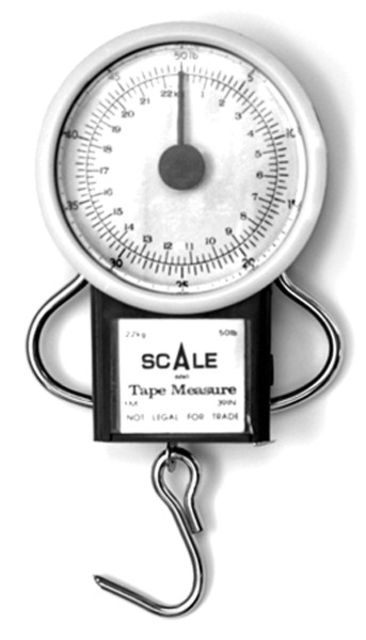 Eagle Claw 50lb Dial Scale w/Tape Measure