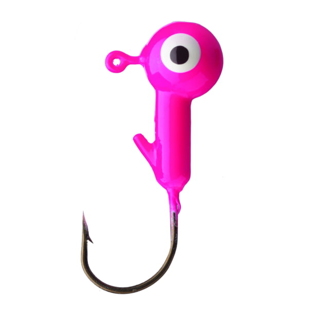 Eagle Claw Ball Head Jig Pink 3/8oz 10 per Pack