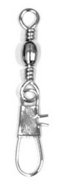 Eagle Claw Barrel Swivel w/Interlock SnapNickelSize 7