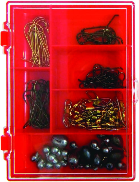 Eagle Claw Eagle Claw Hook Sinker And Swivel Assortment 122 per Pack