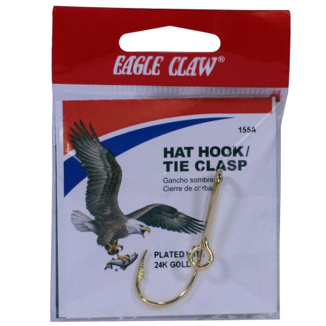 Eagle Claw Hat Hook Tie Clasp Gold 155A