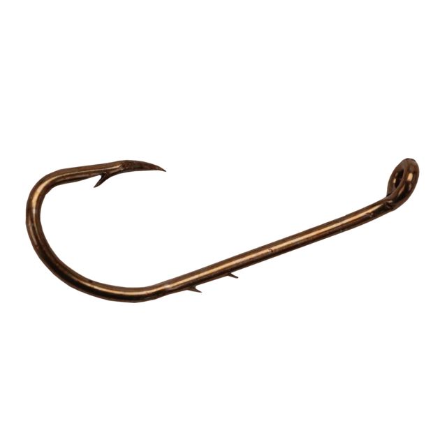 Eagle Claw Lake and Stream Baitholder Hook Bronze Size 2