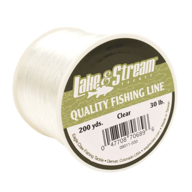 Eagle Claw Lake and Stream Quality Fishing LineClear200yds30lb