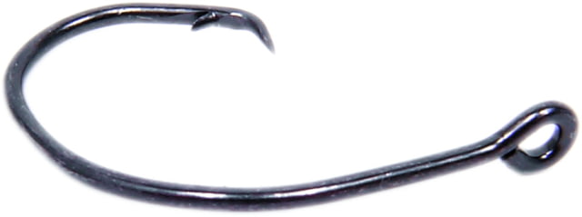 Eagle Claw Lazer Sharp Circle Sea Hook Forged Point Wide Gap Light Wire Non-Offset Ringed Eye Platinum Black Size 10/0 5 per Pack
