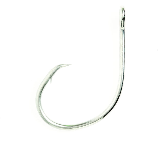 Eagle Claw Lazer Sharp Circle Sea Hook Needle Point Light Wire Offset Ringed Eye Sea Guard Size 2/0 100 per Pack