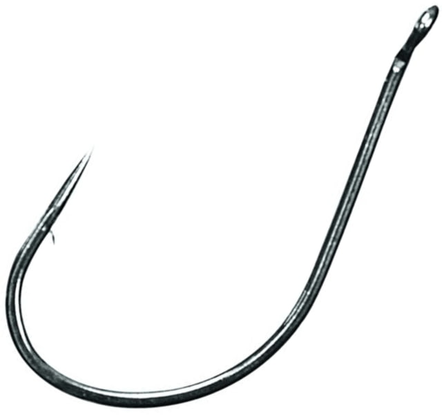 Eagle Claw Eagle Claw Lazer Sharp Needle Point Drop Shot Hook Platinum Black Size 4 10 per Pack