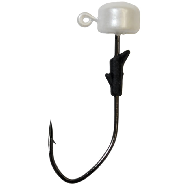 Eagle Claw Lazer Sharp Pro-V Finesse Jig Pearl 1/16oz 5 per Pack