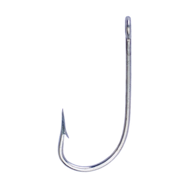 Eagle Claw O'Shaughnessy Hook Non-Offset Ringed Eye Forged Stainless Steel A-Pack Hooks 254SSA-6/0