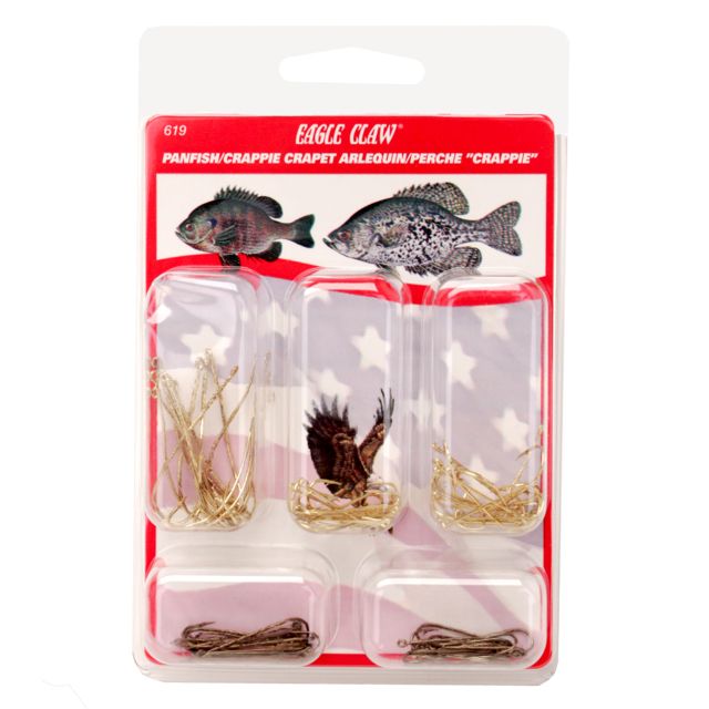 Eagle Claw Panfish/Crappie Hook Aberdeen Style Assorted
