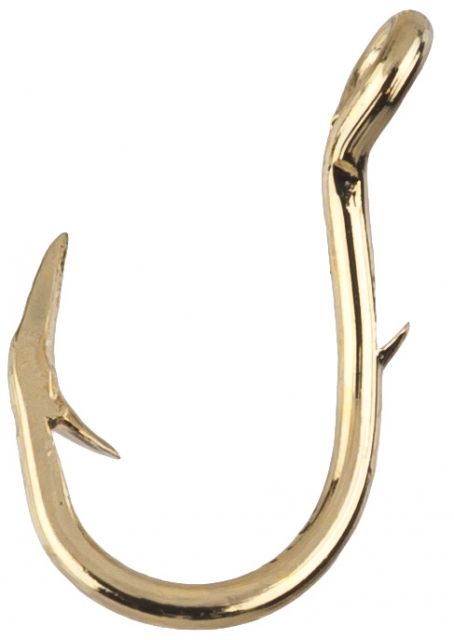 Eagle Claw Salmon Egg Hook Baitholder Offset Single Slice Up Eye Gold A-Pack Hooks 038A-10
