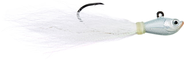 Eagle Claw Trokar Pro-V Bend Bucktail Jig 1 oz 5/0 Hook White